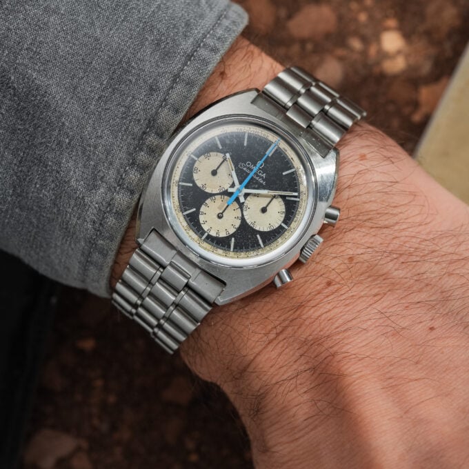 Alternative view of OMEGA Seamaster 145.016-68 – Reverse Panda Dial – Calibre 861